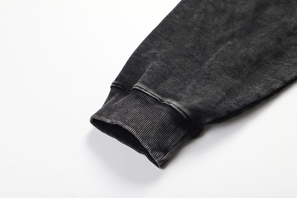 hoodie cross-border spring and autumn new washed retro hoodie curse return to anime peripheral printed sweatshirts for men and women