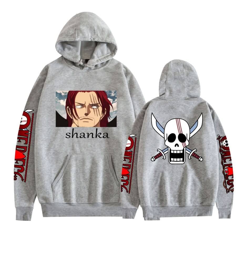 Japanese anime One Piece casual hooded sweatshirt E