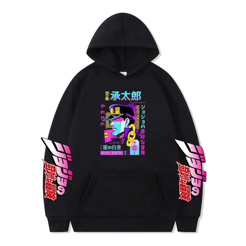 Autumn and winter new products AliExpress JOJO's Bizarre Adventure Jotaro anime plus velvet hoodie cross-border hooded sweatshirt
