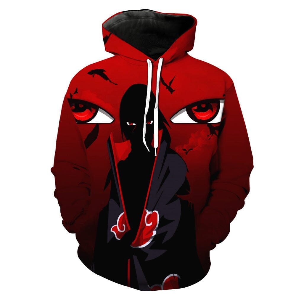 Naruto series anime character costume cosplay 3D printed floral sweatshirt for men and women hoodie hoodie men's sweatshirt Colored Strings Sweatshirt 17# 100 