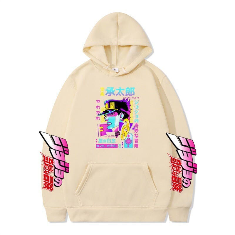 Autumn and winter new products AliExpress JOJO's Bizarre Adventure Jotaro anime plus velvet hoodie cross-border hooded sweatshirt
