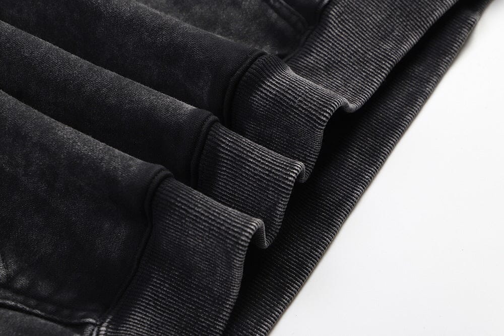 hoodie cross-border spring and autumn new washed retro hoodie curse return to anime peripheral printed sweatshirts for men and women