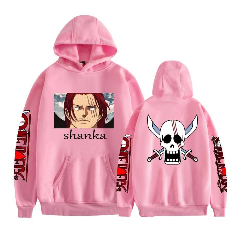 Japanese anime One Piece casual hooded sweatshirt E