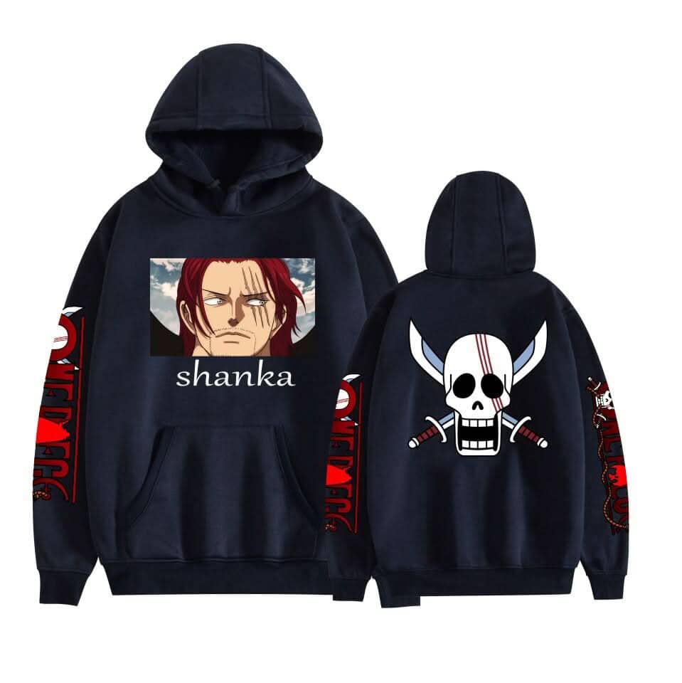 Japanese anime One Piece casual hooded sweatshirt E
