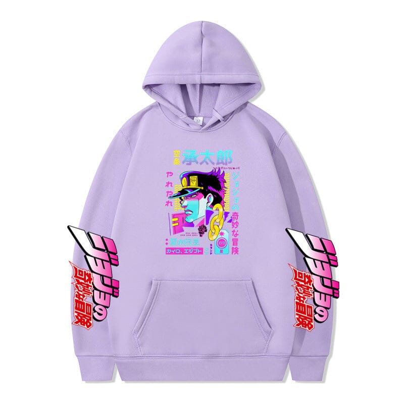 Autumn and winter new products AliExpress JOJO's Bizarre Adventure Jotaro anime plus velvet hoodie cross-border hooded sweatshirt