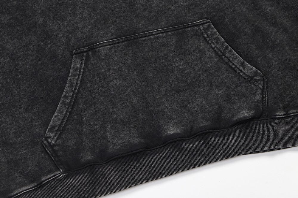 hoodie cross-border spring and autumn new washed retro hoodie curse return to anime peripheral printed sweatshirts for men and women Colored Strings 