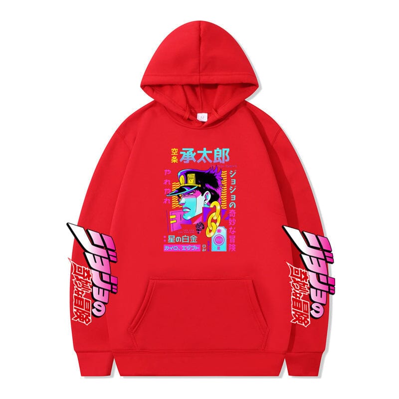 Autumn and winter new products AliExpress JOJO's Bizarre Adventure Jotaro anime plus velvet hoodie cross-border hooded sweatshirt