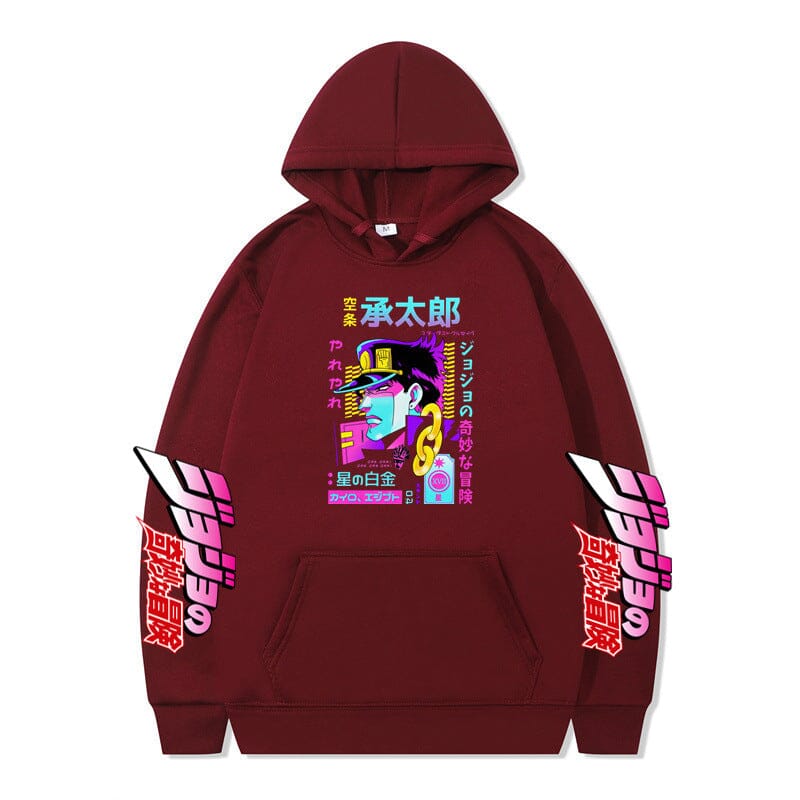 Autumn and winter new products AliExpress JOJO's Bizarre Adventure Jotaro anime plus velvet hoodie cross-border hooded sweatshirt
